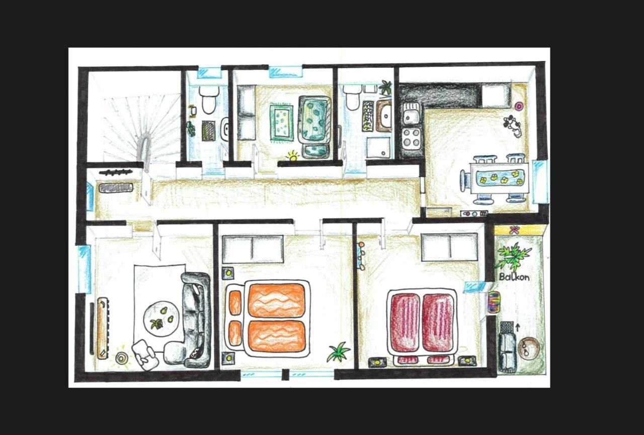 Angerpartments-Sonnige Grosse Wohnung Mit Balkon Und Kostenlosen Parkplatz โดบริอาค ภายนอก รูปภาพ